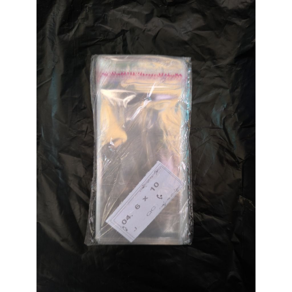 Plastik OPP Lem Seal Tipis 6x10