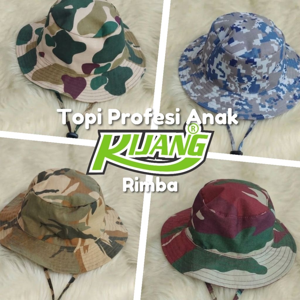 KIJANG TOPI RIMBA TNI AD AU AL LORENG BRIMOB, KOSTRAD, KOPASGAT, KOPASSUS, AURI, MARINIR, KAMUFLASE,
