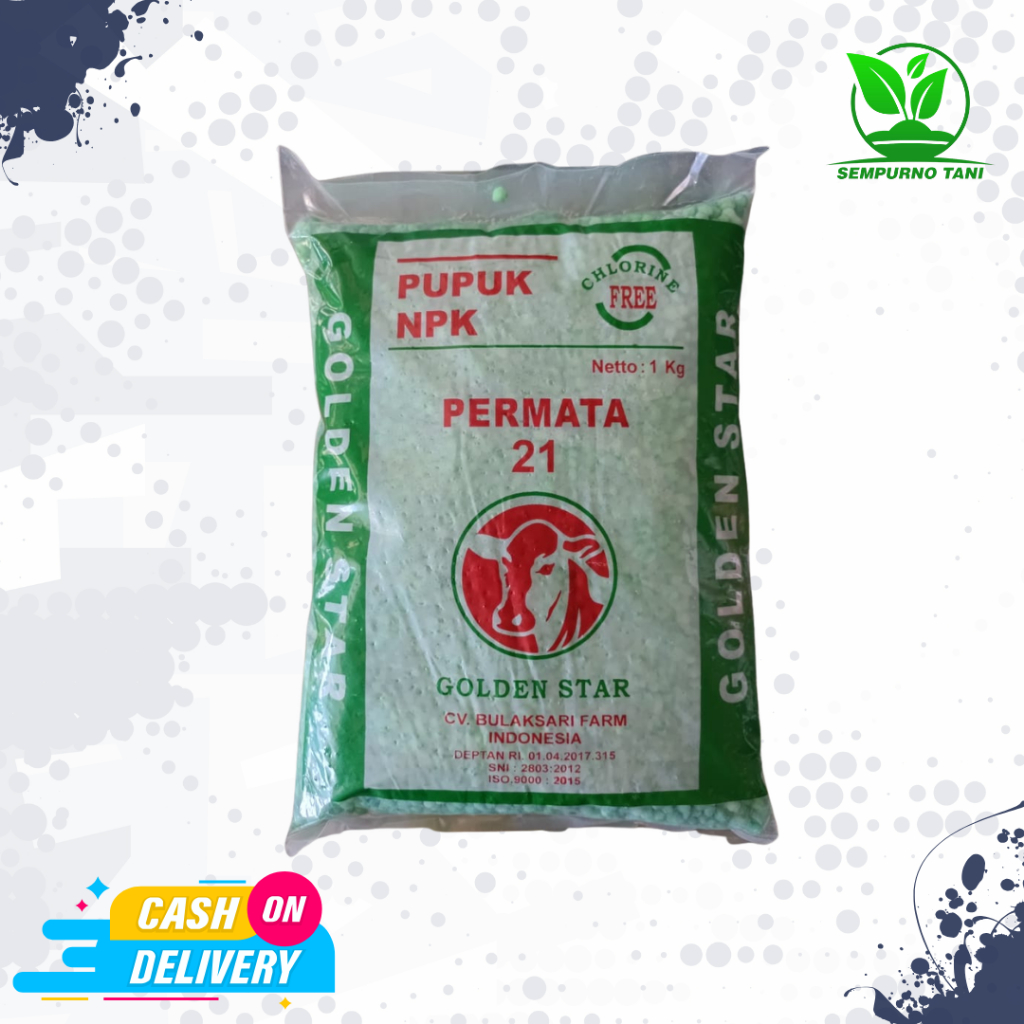 PUPUK NPK - GOLDEN STAR HIJAU 1 KG
