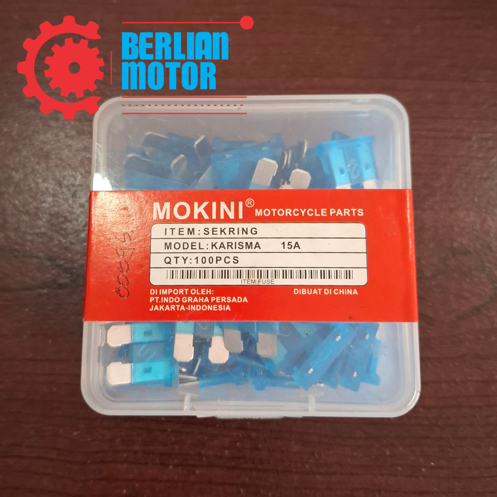 Sekring Tancep Motor Honda Karisma 15A Biru - MOKINI