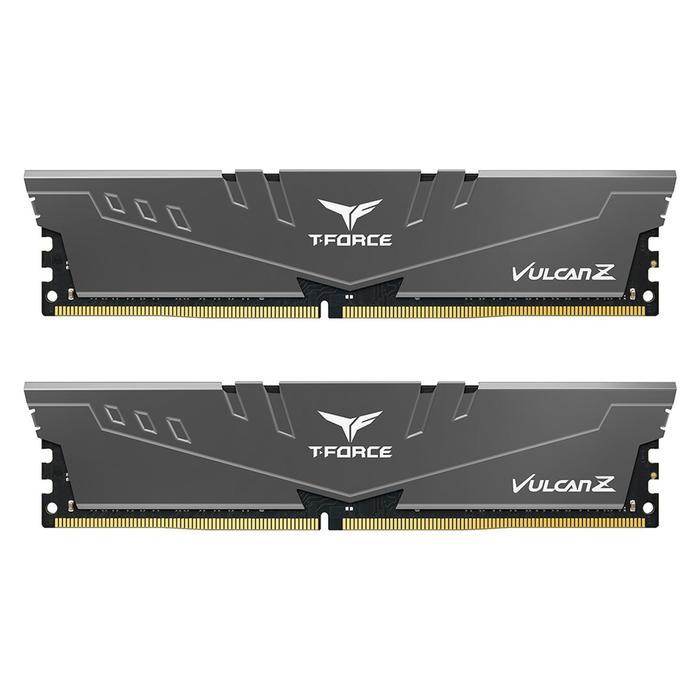 TEAM T-FORCE VULCAN Z 16GB Kit (2X8GB) DDR4 3200Mhz GRAY