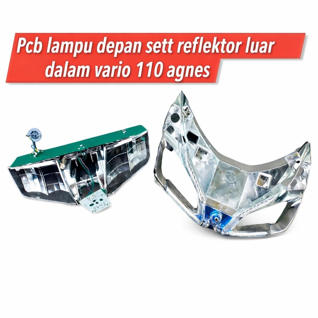 pcb Lampu depan vario 110 fi original dan reflektor vario 110 fi original