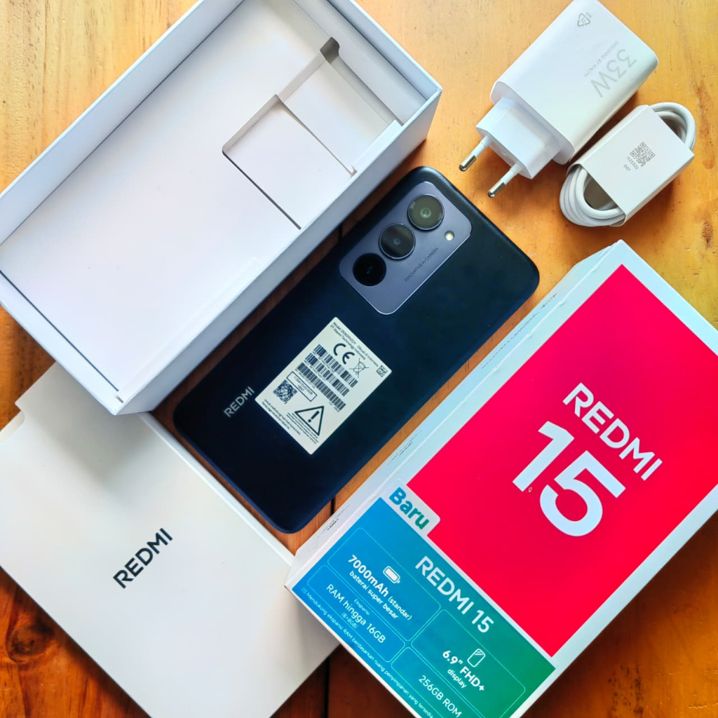 XIAOMI REDMI 15  8/256GB SECOND  HANDPHONE SECOND HP SEKEN HP BEKAS HP MURAH