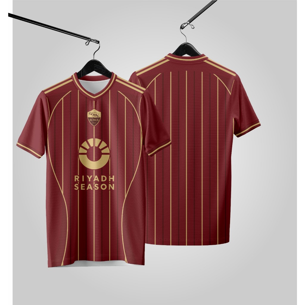 ￼JERSEY AS ROMA FANTASY RETRO BERKUALITAS