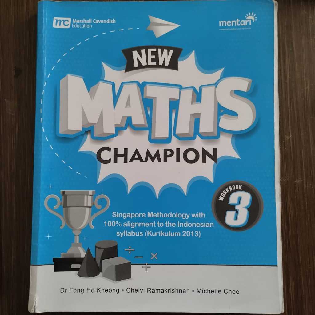 Buku Bekas MATHS Champion 3 workbook