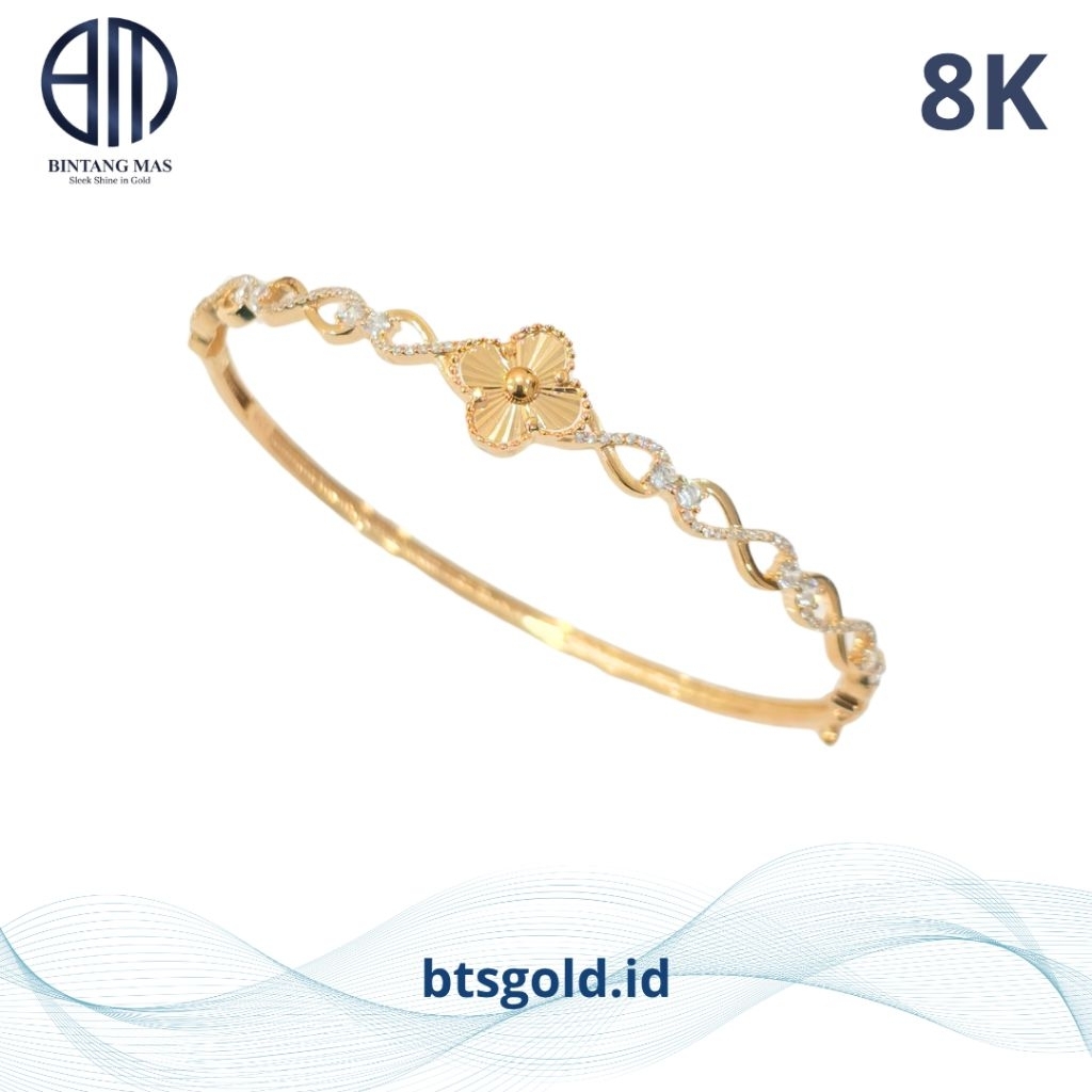 Gelang Emas Bangle Alhambra | 8K