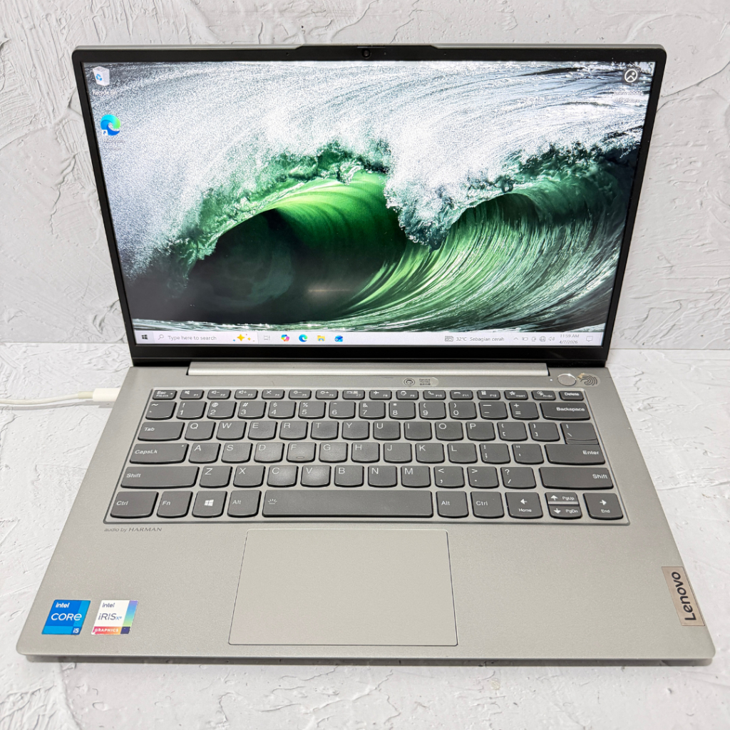LENOVO THINKBOOK 14S G2ITL CORE I5,1135G7 2.40GHZ RAM 8GB SSD 512GB SECOND ORIGINAL