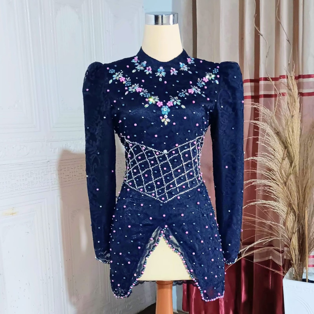 Kebaya Mewah Bahan Brokat Premium Kebaya Lamaran Wisuda
