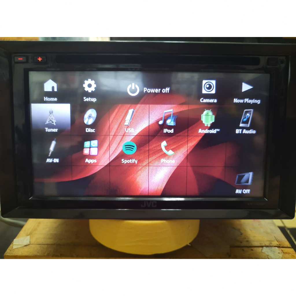 Head Unit Double Din JVC KW-V430 BT Ex OEM Honda Original