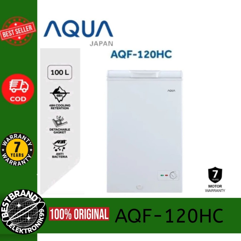 AQUA AQF-120HC CHEST FREEZER 100LITER AQF120HC 120HC AQF120