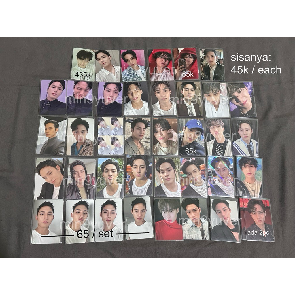 [TAKE ALL ONLY] all about mingyu seventeen clearance sell pc photocard magazine allure harpers bazaa