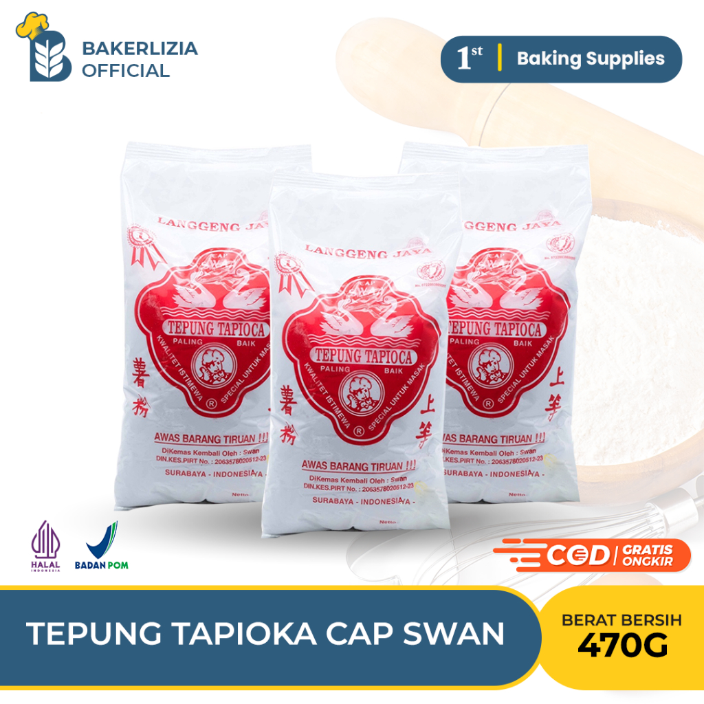 TEPUNG TAPIOKA CAP SWAN 470GR