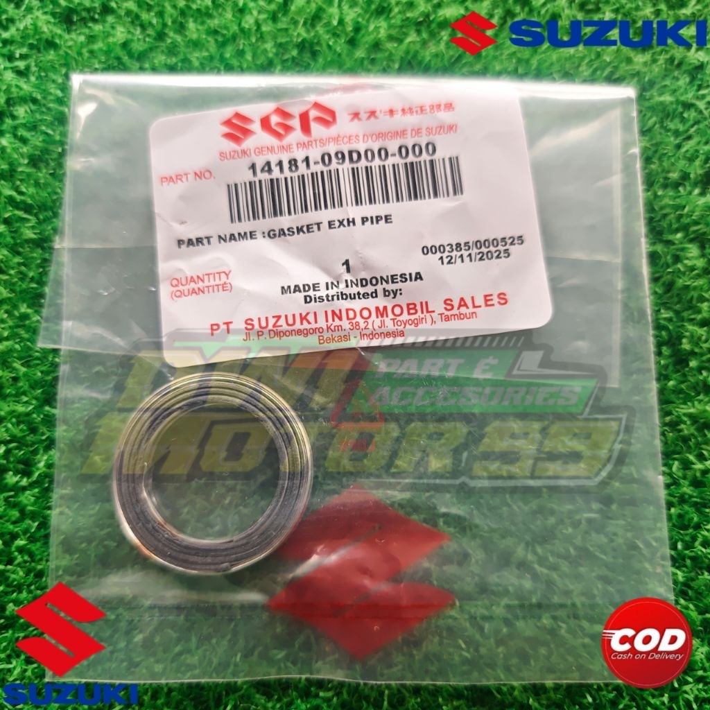 PACKING PAKING PERPAK GASKET KNALPOT SMASH OLD NEW SHOGUN 110 125 SHO 125 ORI SGP ASLI 14181-09D00-0