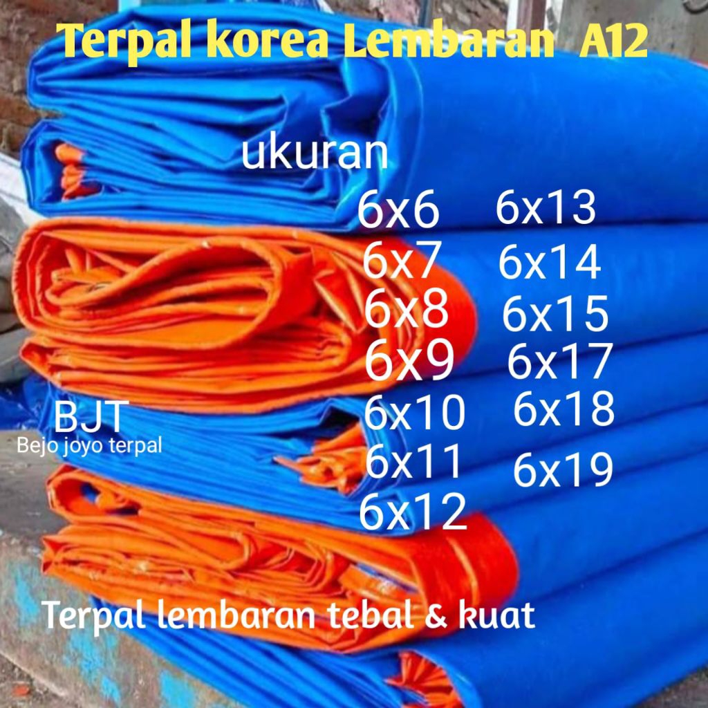 Terpal korea A12 kuwat tahan. cuaca panas & hujan