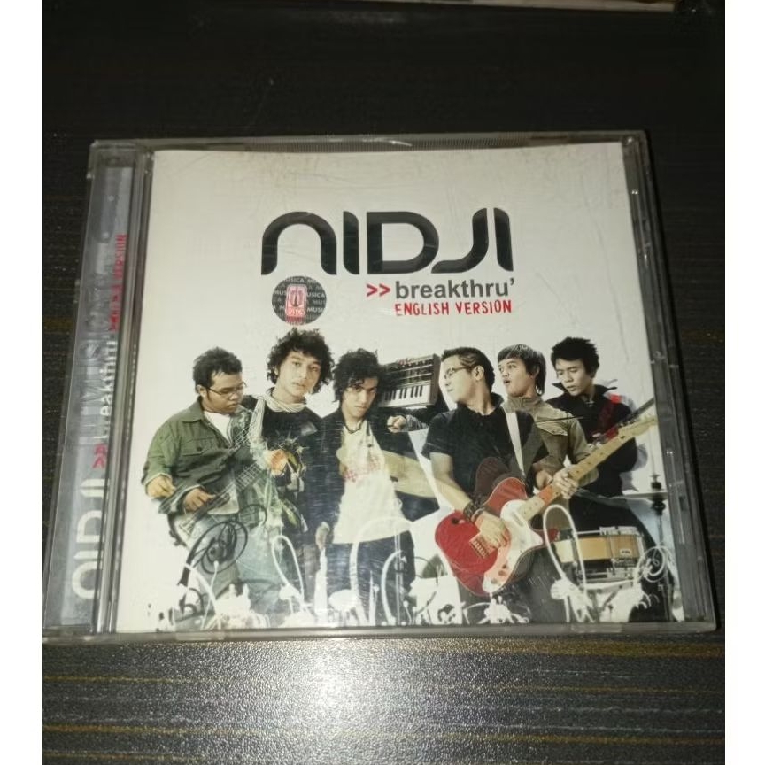 CD Nidji - Breakthru English Version | Original Album Brit Pop