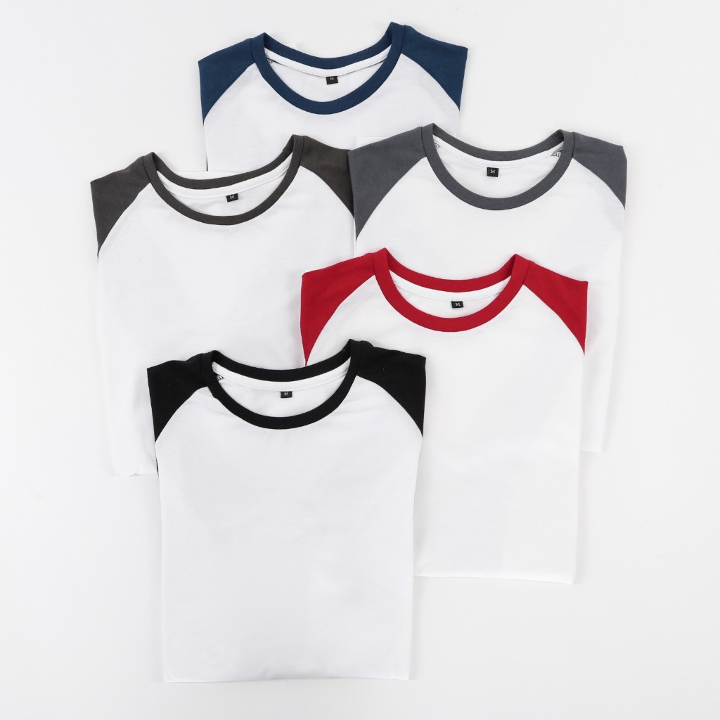 Aadeem Kaos Raglan Lengan Panjang - Longsleeve Tshirt Raglan Aadeem Raglan Katun Bambu Cotton Bamboo