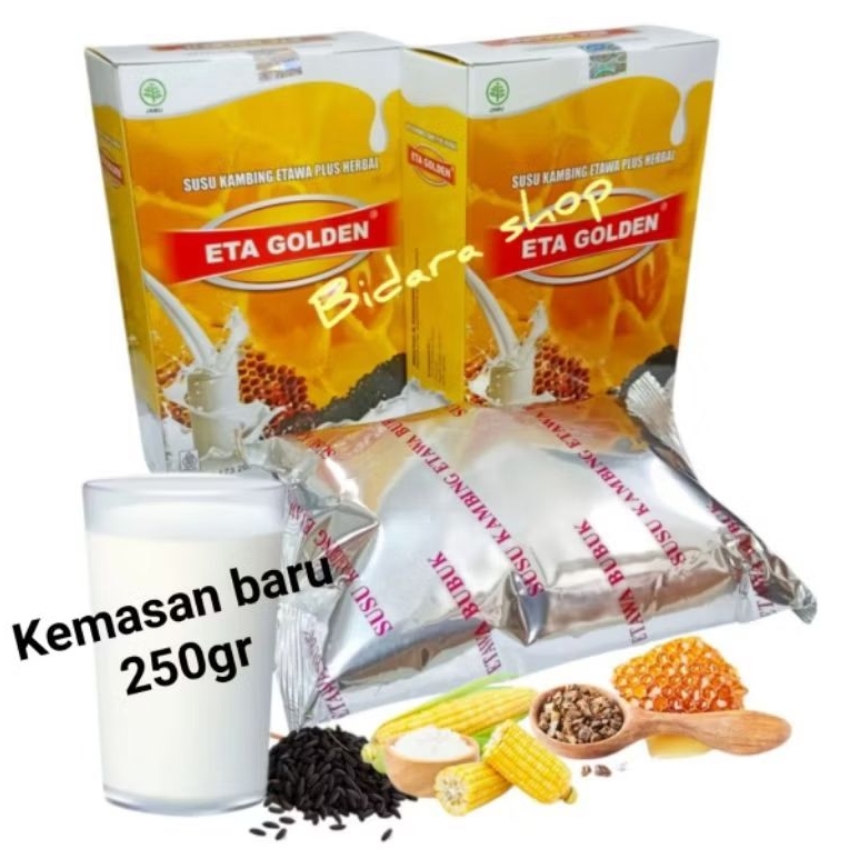 ETA GOLDEN susu kambing plus herbal 250 gr