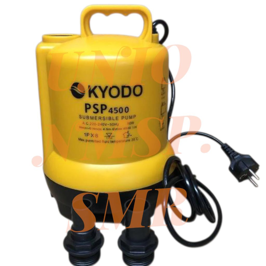 Pompa Celup Kyodo PSP 4500 Submersible Pump Kolam Ikan Air Bersih 90 Watt 4500 LPH Low Watt