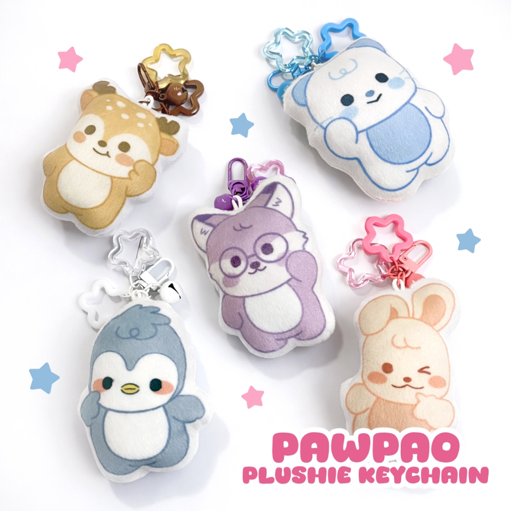 PAWPAO - 'squeeze me' Plushie Keychain FANMADE