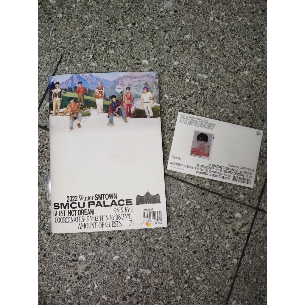 [Unsealed] NCT Dream SMCU Palace 2022 Winter SMTOWN Artist ver. & Membership Card Jisung ver. (Smart