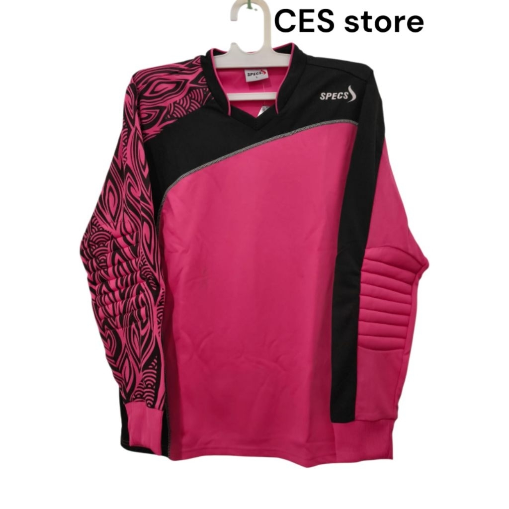 jersey baju bola kiper specs pink sport casual