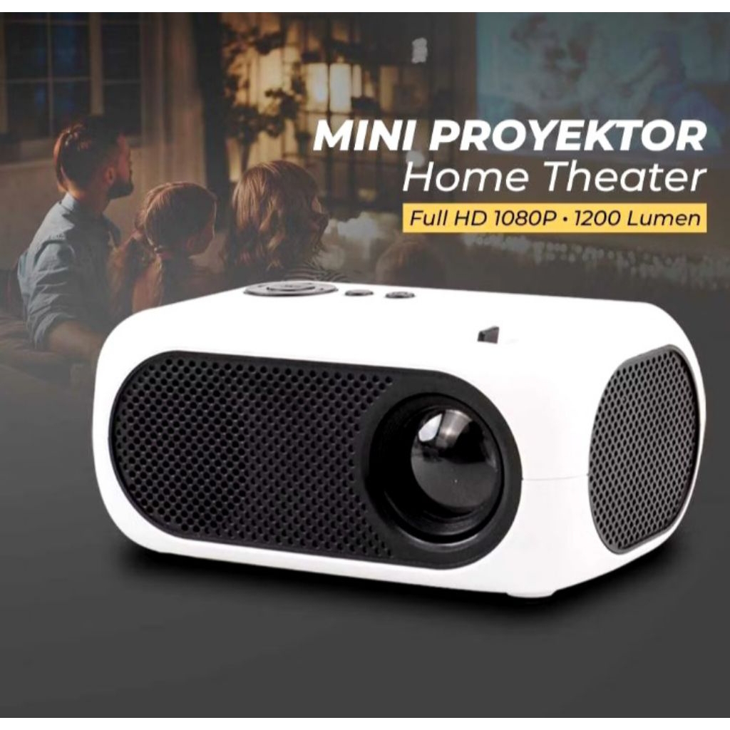 Taffwarre Mini proyektor LCD FULL HD 1080 1200 Lumen M24 Home Theater