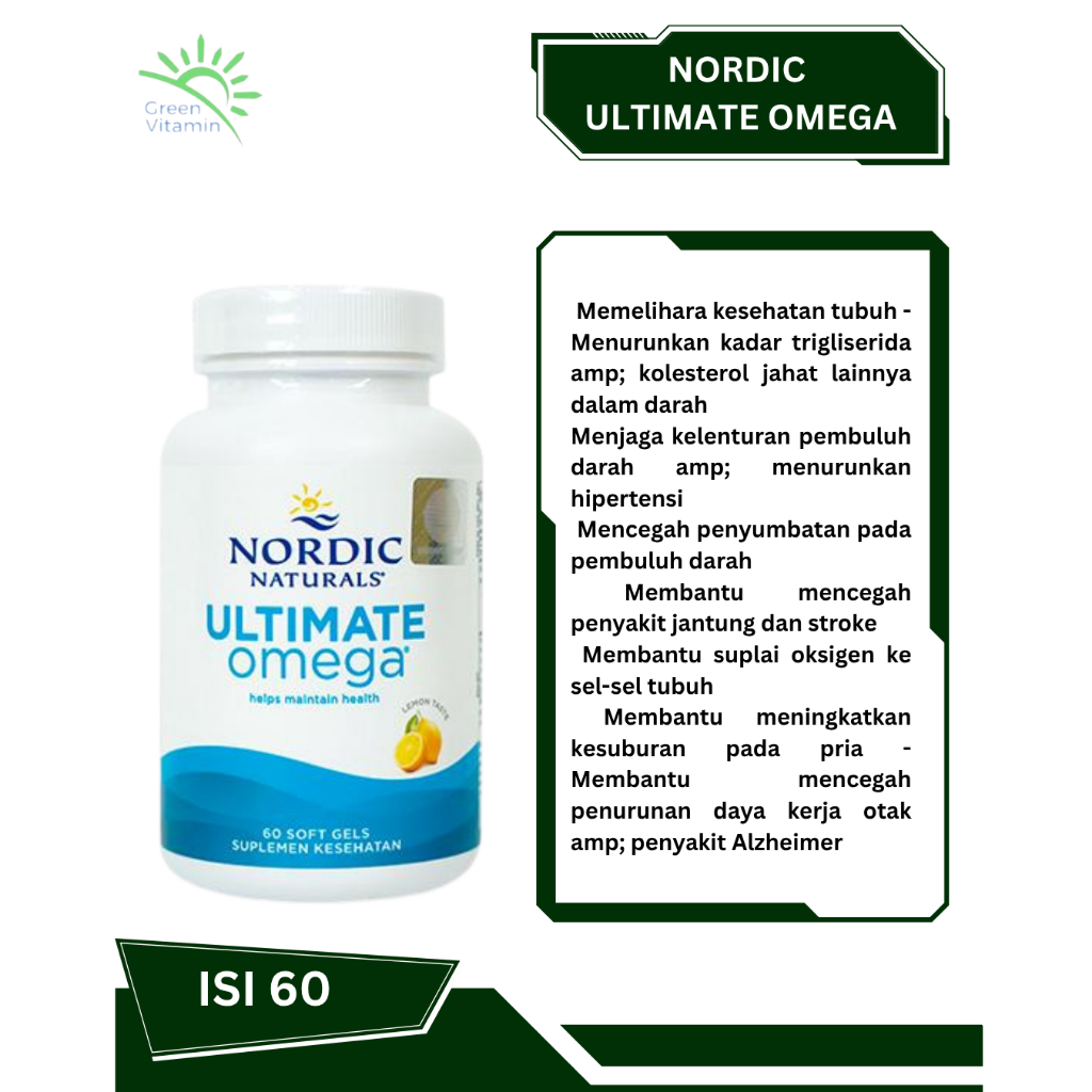 Nordic Naturals Ultimate Omega 60 Kapsul