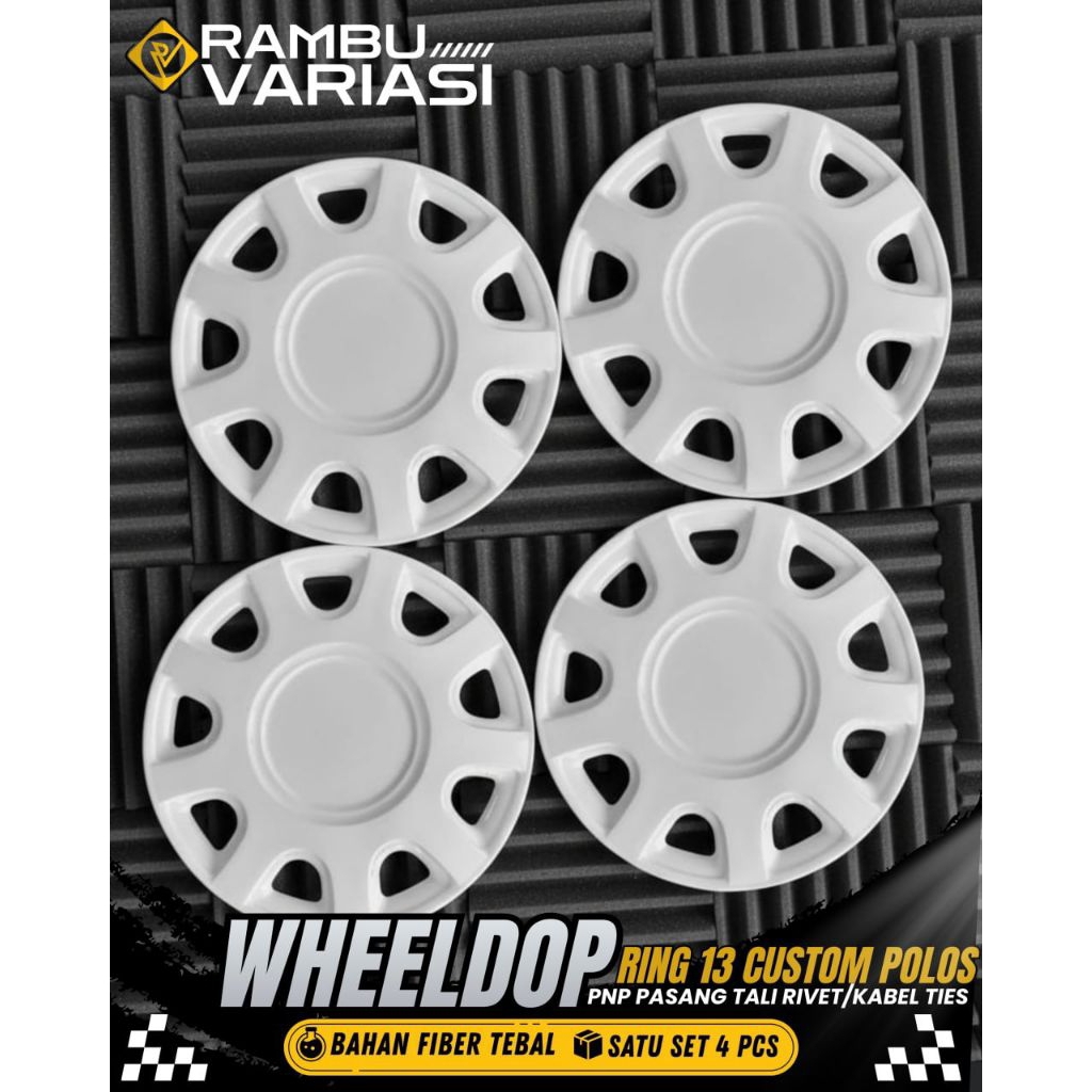 wildop wheeldop mobil model custom ring 13 satu set 4pcs