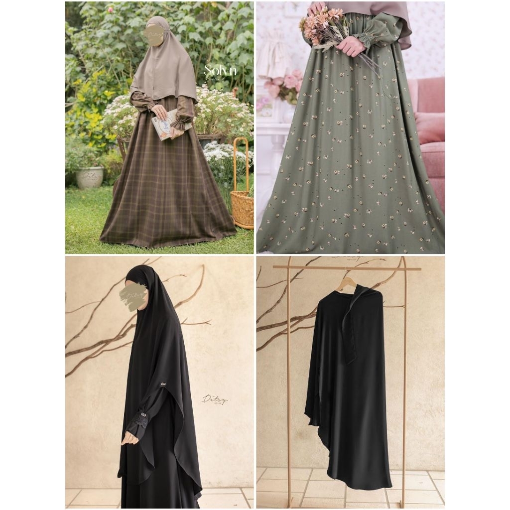 DITSY 2026 - Nightgown Little Gamis Viscose Shaala Khimar