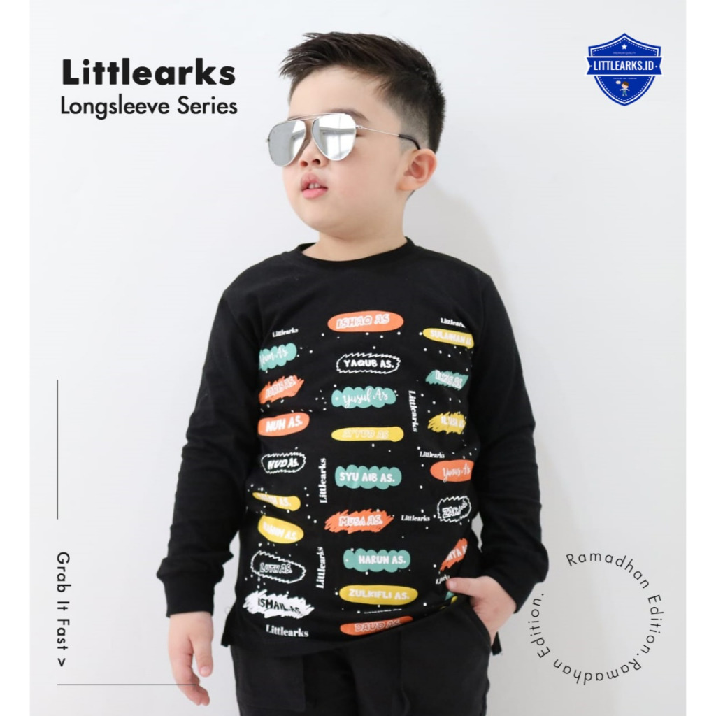 KAOS ANAK LAKI LAKI MUSLIM LENGAN PANJANG USIA 1-2 TAHUN