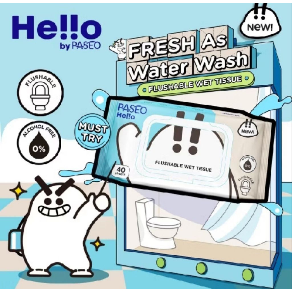 Tisu Basah Toilet - PASEO