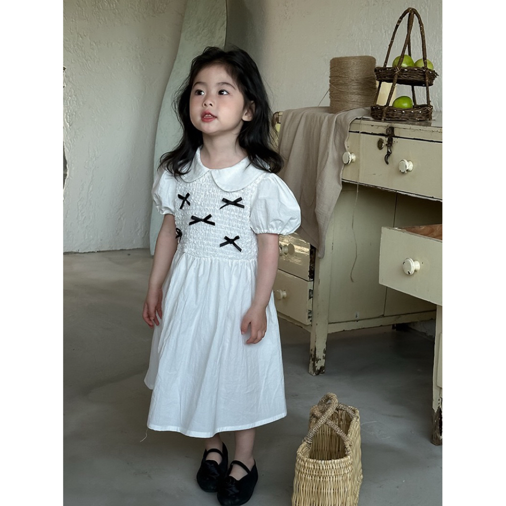 Uri Kids - Sora Dress | Dress Anak Perempuan | Dress Korea | Dress Pesta | Terusan Anak | Dress Hita