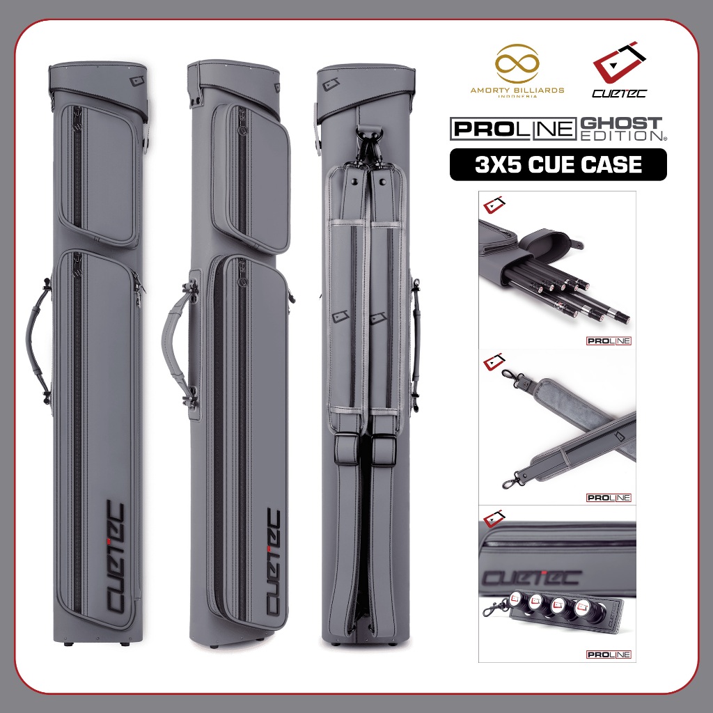 Cuetec Proline 3 x 5 Hard Case / Tas Billiard