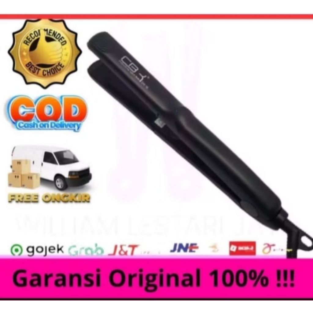 Catokan Rambut CBK CH-16 / Catok Rambut Pelurus / Keriting 2 In 1 Professional