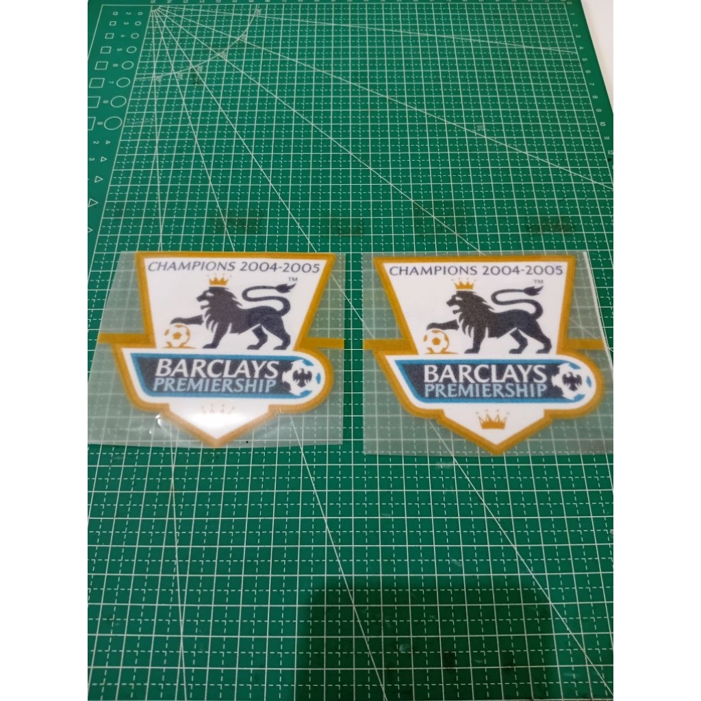 SEPASANG PATCH VELVET BLUDRU BPL CHAMPIONS 2004 2005