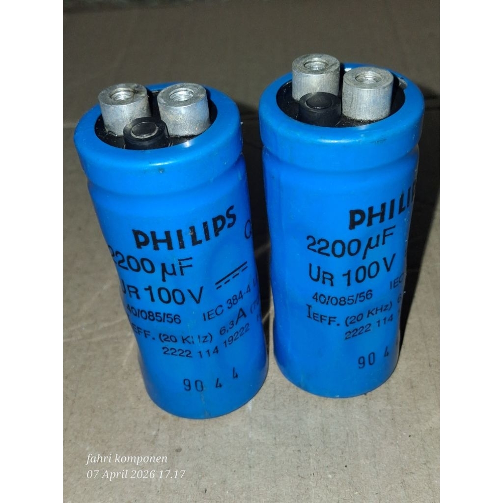 ELCO PHILIPS 100V 2200UF
