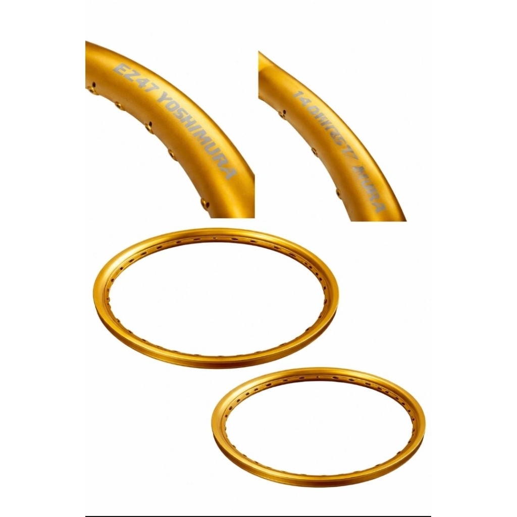 velg almunium yoshimura 140 x 17 gold