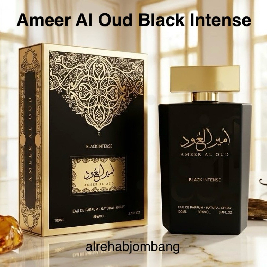 Ameer Al Oud Black Intense by Almas 100ml Spray Original Arab Saudi