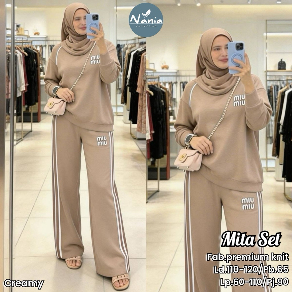 Mita Set Celana Setelan Wanita by Nania