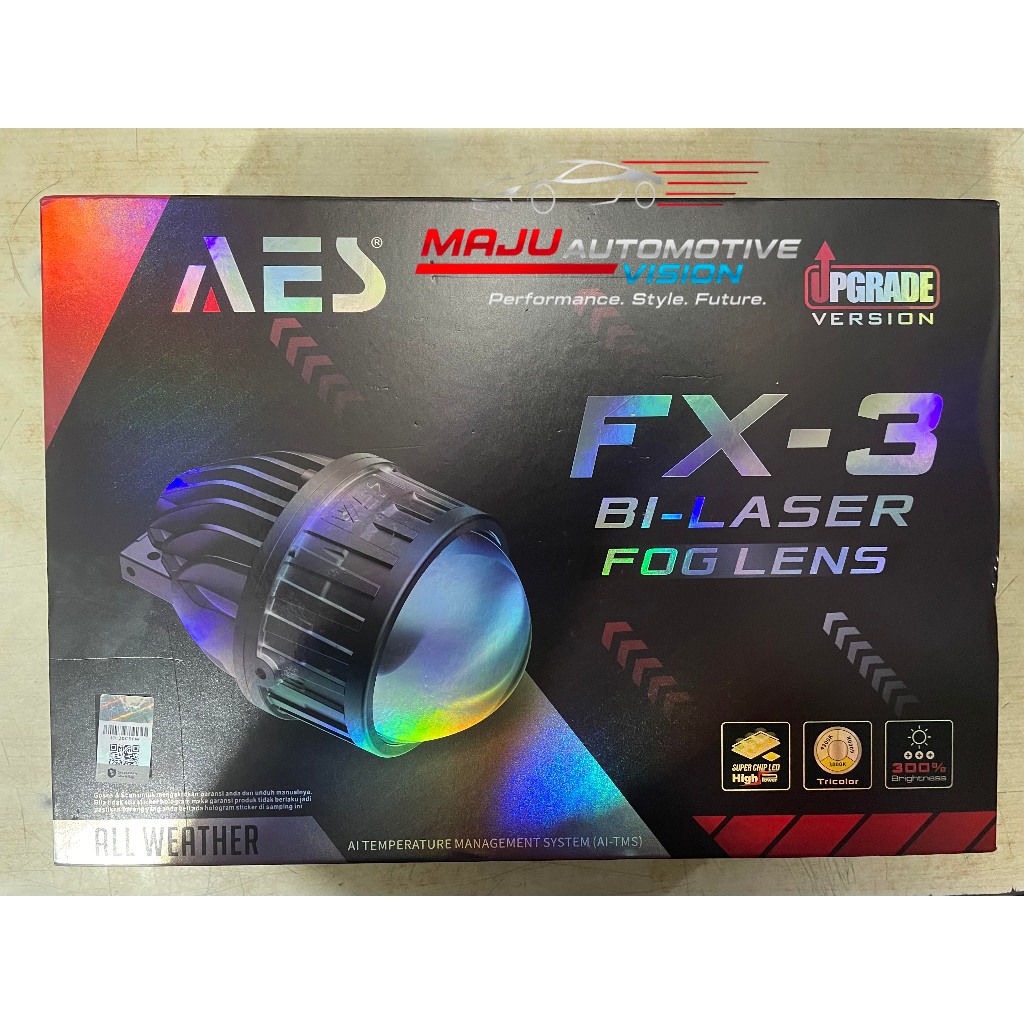 Foglamp biled projie FX 3 warna AES NEW Version