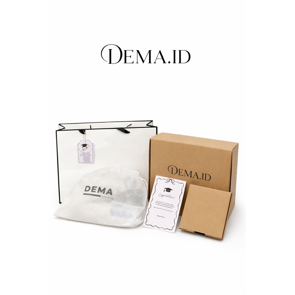 DEMA BUNDLING WITH GIFT BOX | Paket hadiah Tas dompet Free box paperbag