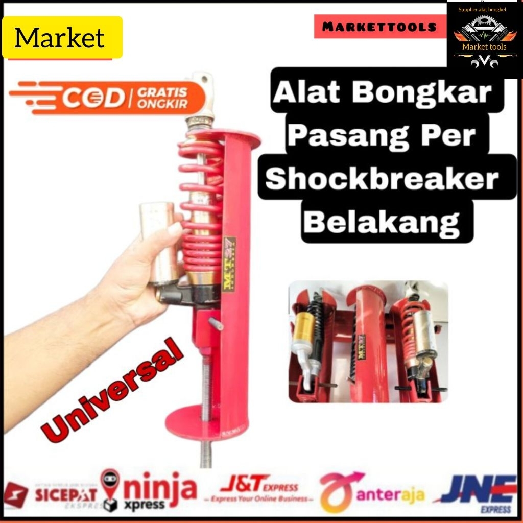 TREKER SHOCK belakang alat buka pasang per/kuncian shock belakang motor