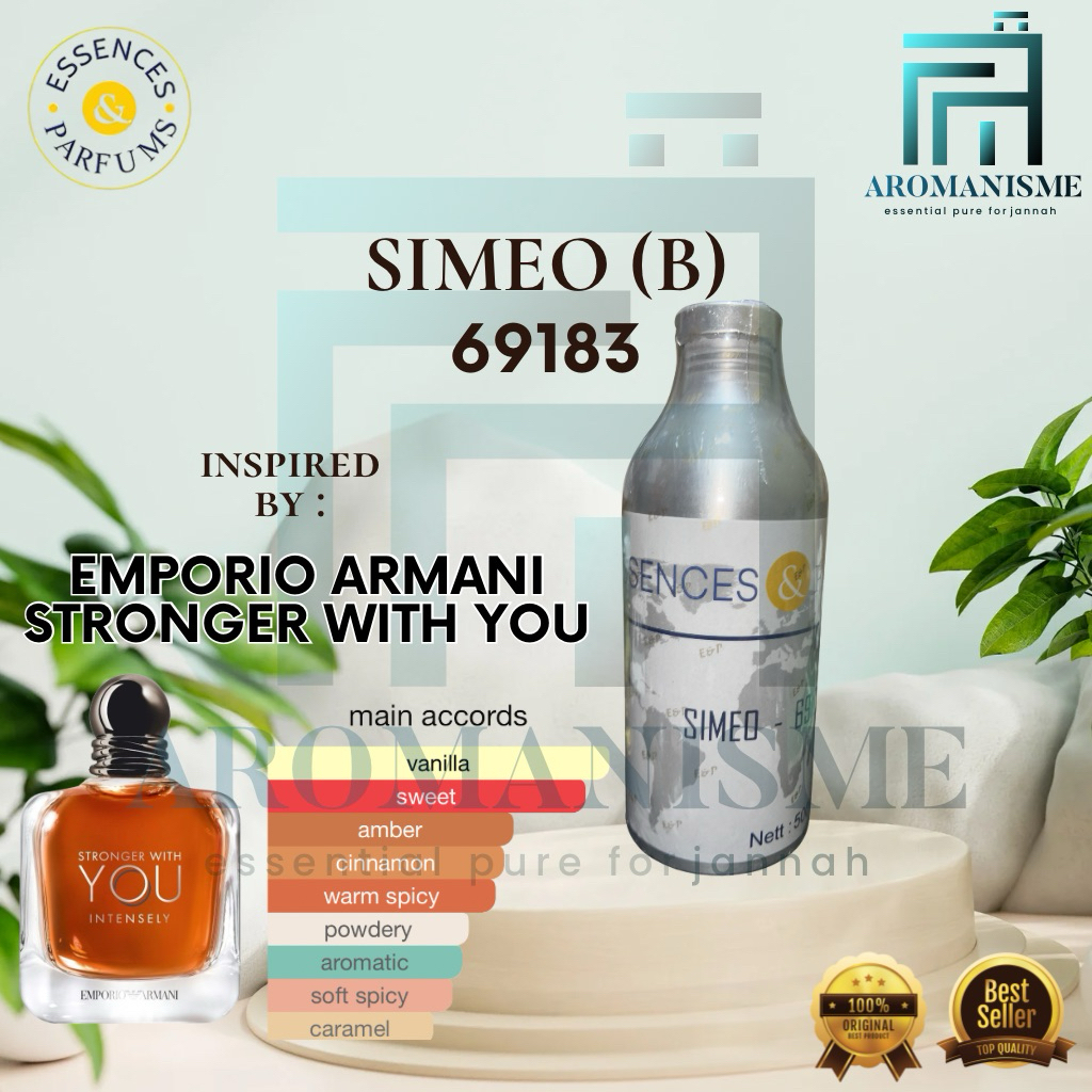 Bibit Parfum Stro*nger W U By Essences Simeo Grade B 50ml / 100ml
