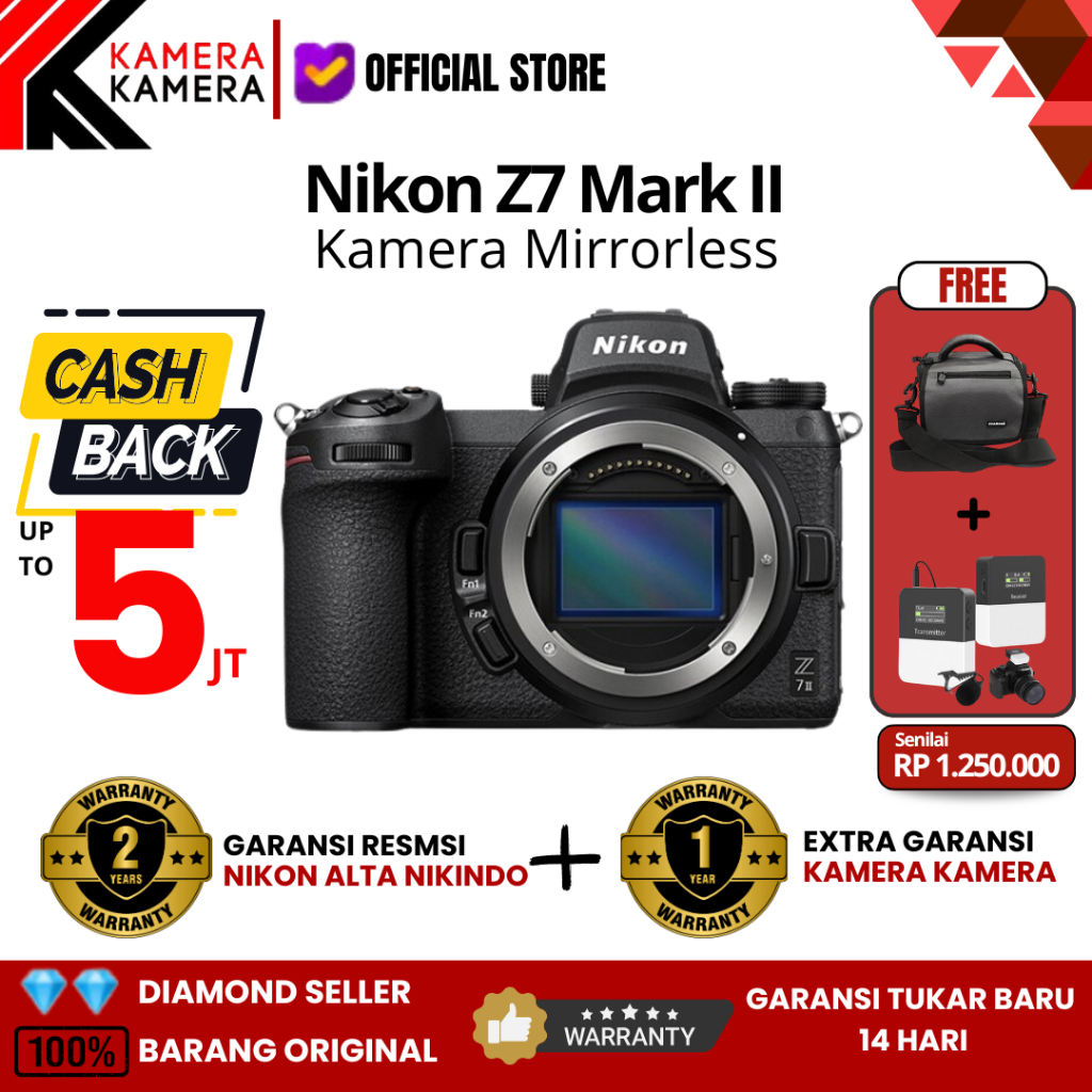 Nikon Z7 II Nikon Z7II Nikon Z7 Mark II Body Only GARANSI RESMI