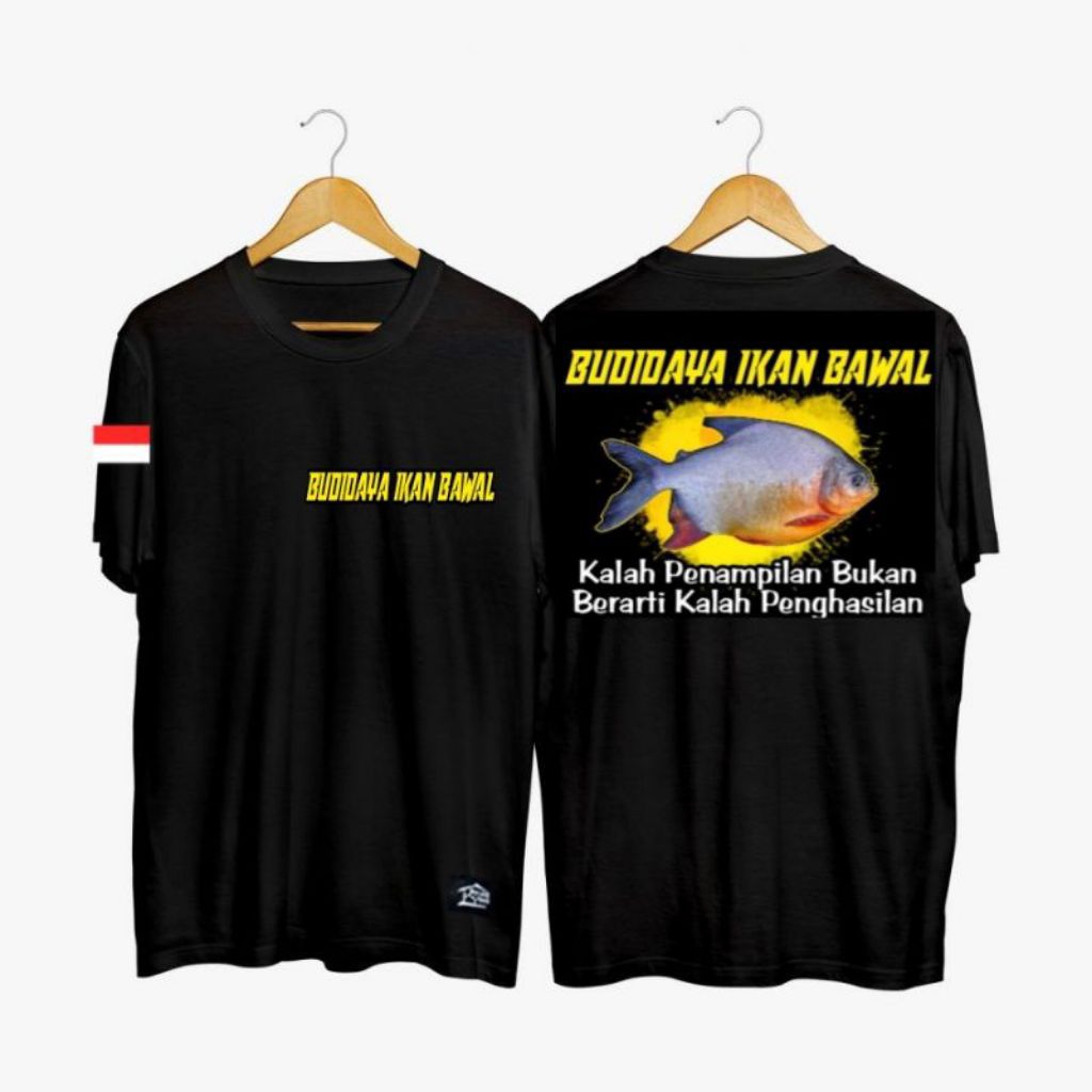 KAOS TSHIRT BUDIDAYA IKAN BAWAL//TSHIRT NEW