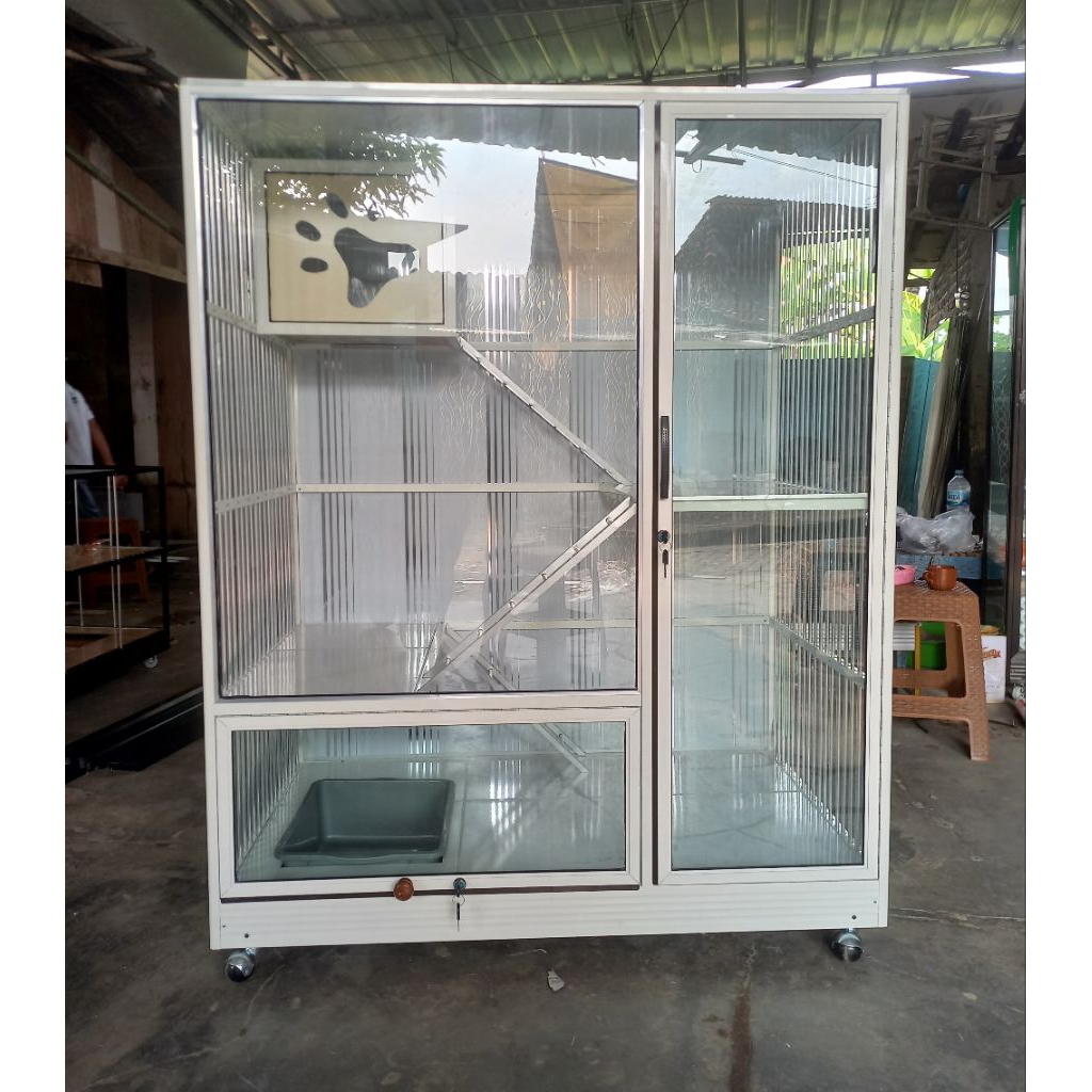 KANDANG KUCING ALUMINIUM // RUMAH KUCING // KANDANG KUCING PREMIUM