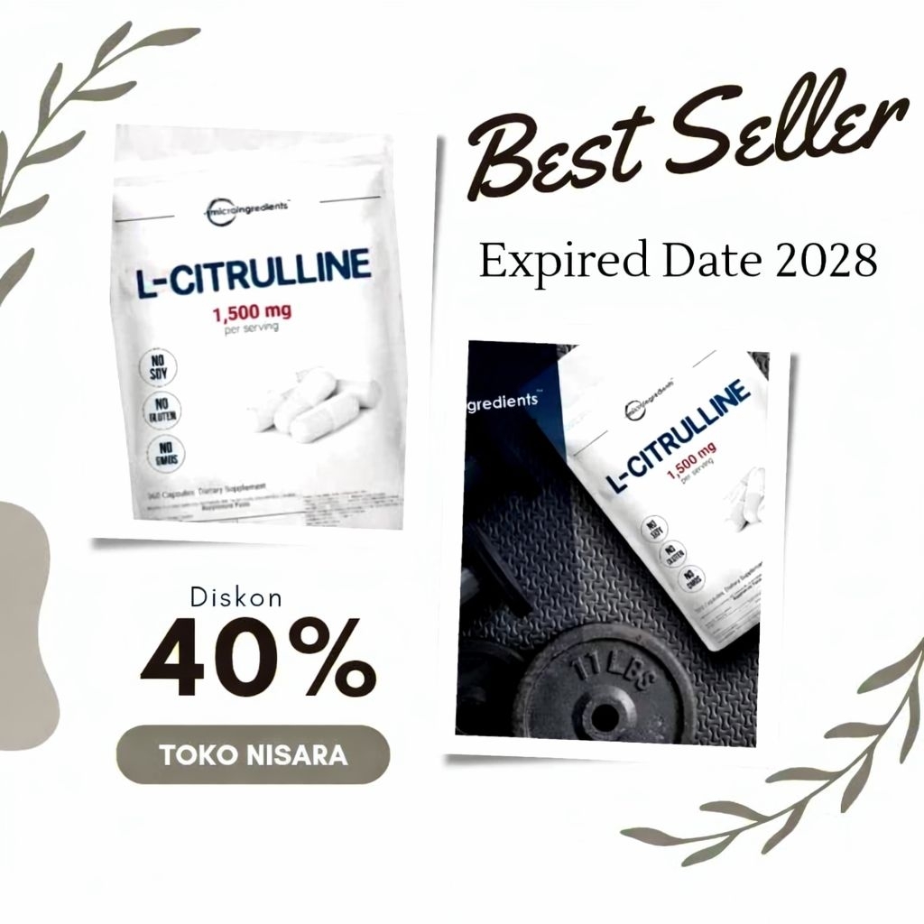 Microingredients L Citrulline Original 1500mg - Micro 360 Capsules