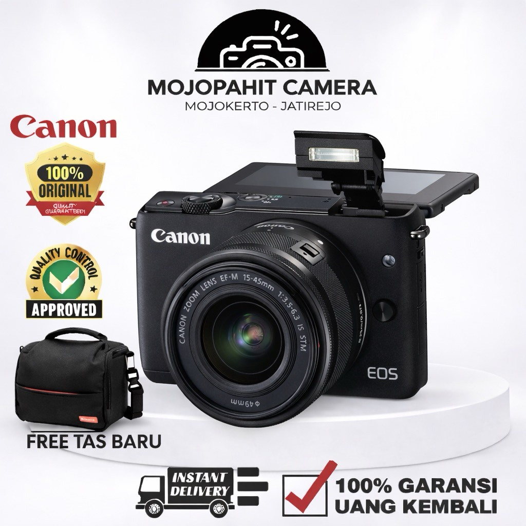 CANON EOS M10 SECOND BERGARANSI NORMAL