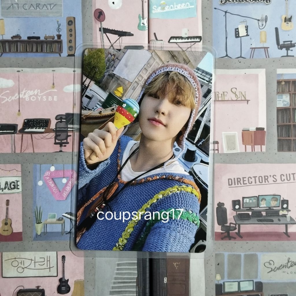 PHOTOCARD OFFICIAL SEVENTEEN HOSHI YZY LONCENG HEAVEN