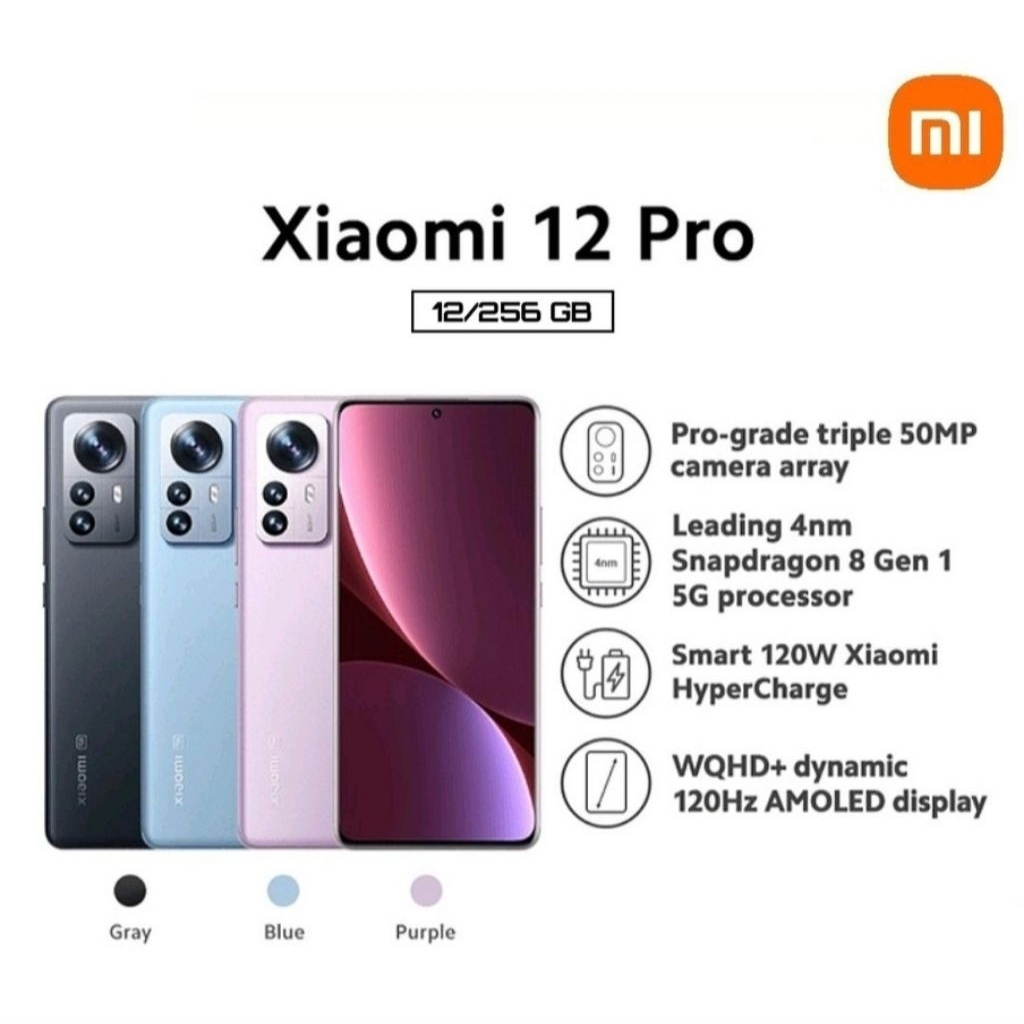 Xiaomi 12 Pro (5g) 12/256gb Purple
